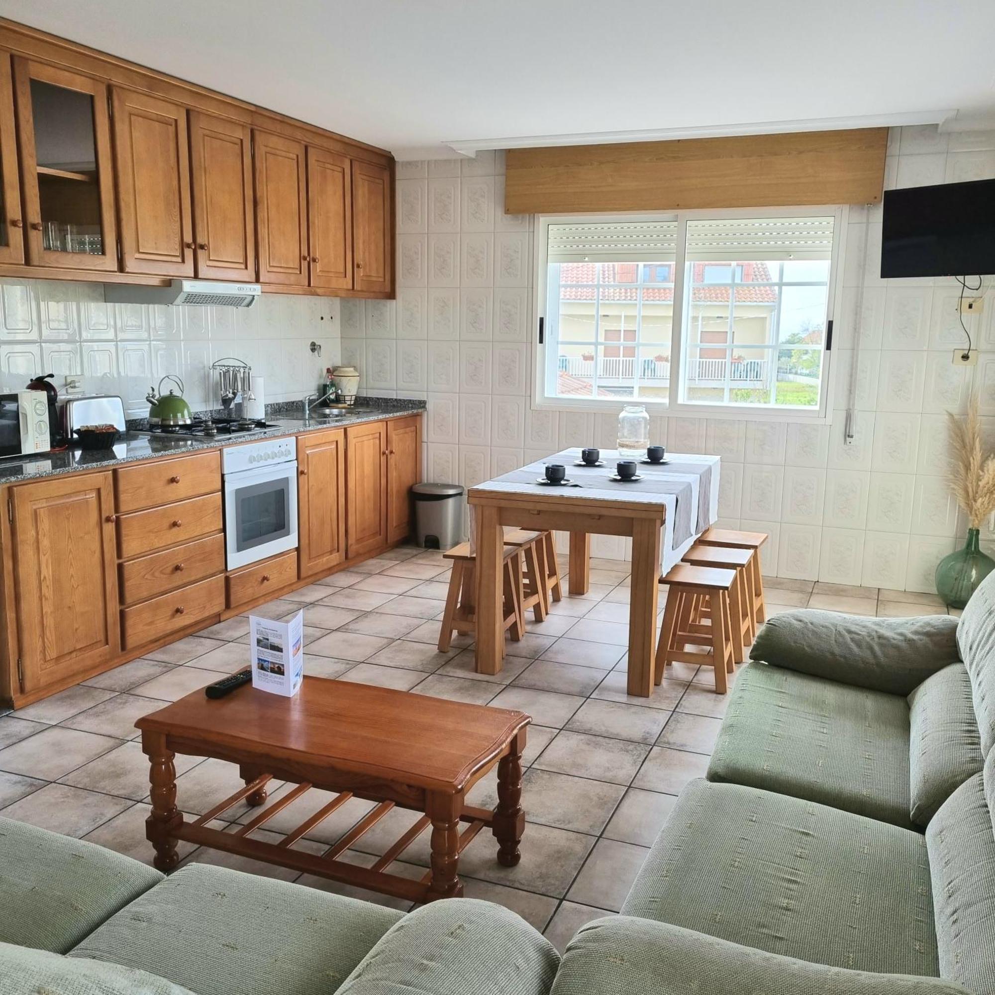 Apartamentos Turisticos Casa Sandra Sanxenxo Ruang foto